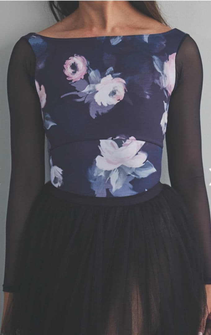 stinaレオタードtypeO　fantasy dark navy M スティナ