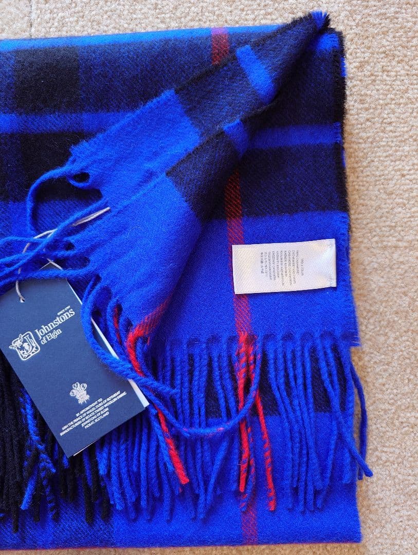 Johnstonsジョンストンズ 大判 カシミヤストールーBURNOFTYNET