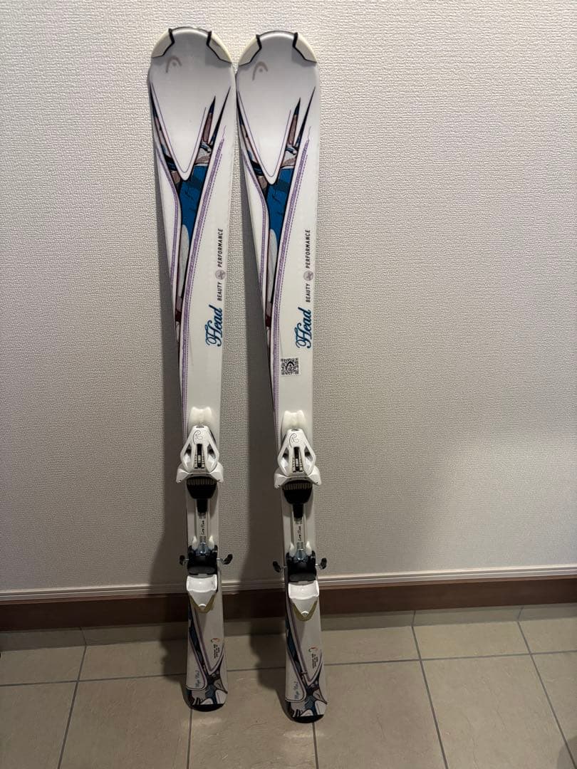 HEAD MYA No2 スキー 板 149cm ホワイト パープル 女性用