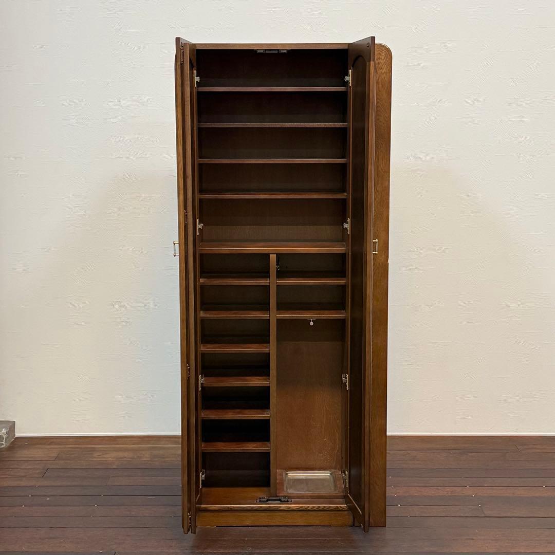 H110K32 カリモク karimoku シューズボックス ミラー付き