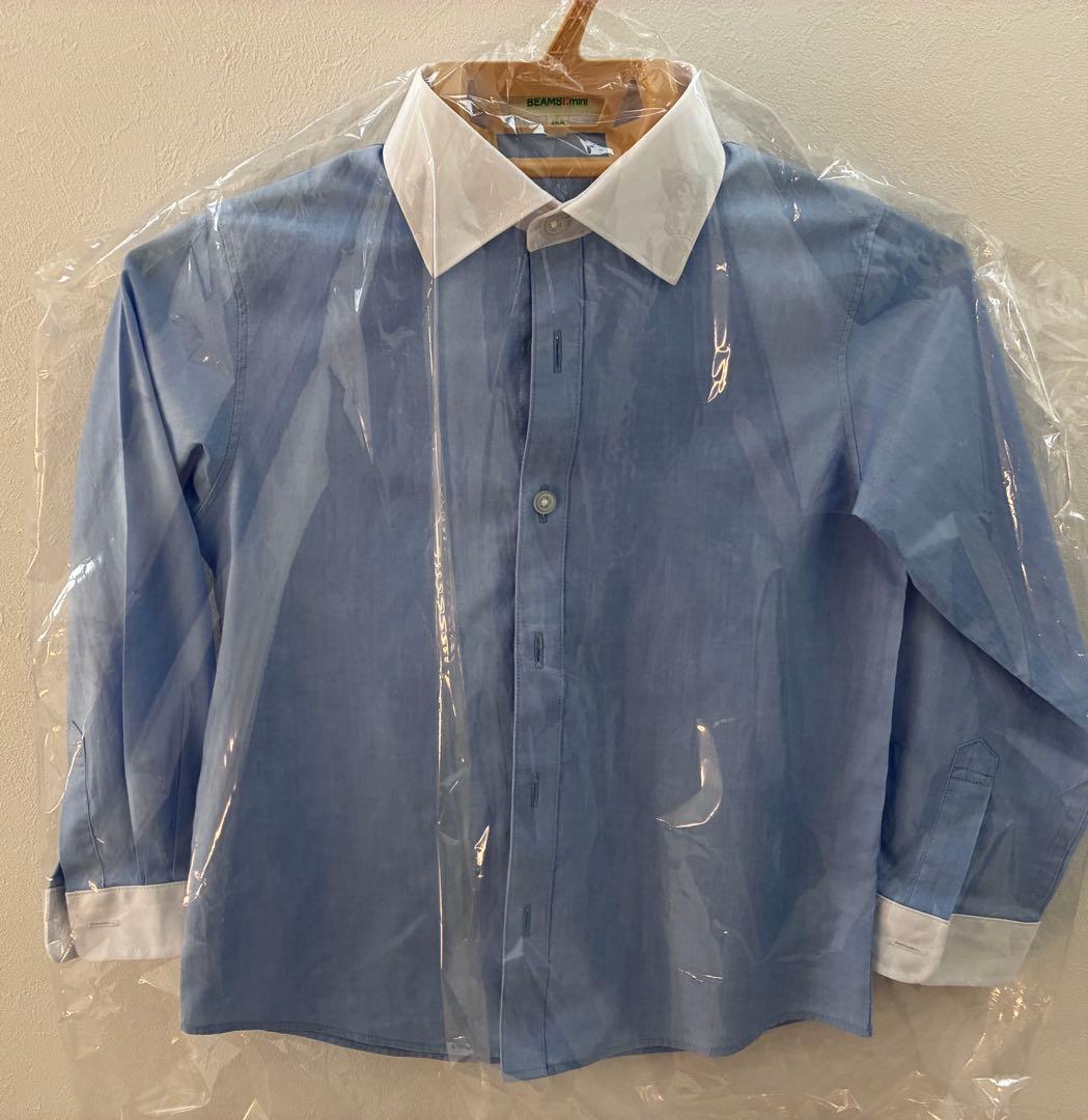 BEAMS mini セレモニー スーツ セットアップ 120 ネイビーチェック