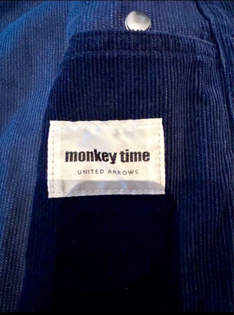 希少！Lee/MONKEY TIME/セットアップ/38/NVY/コーデュロイ
