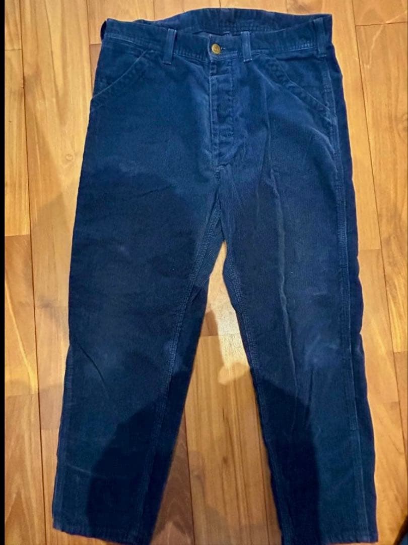 希少！Lee/MONKEY TIME/セットアップ/38/NVY/コーデュロイ