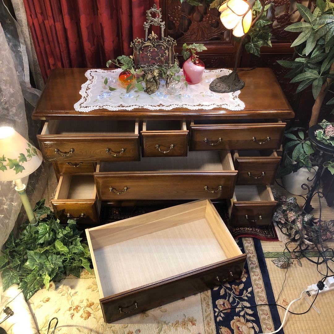 Sale ヴィンテージ エルム　エレガンス　アクセント　チェストキャビネット