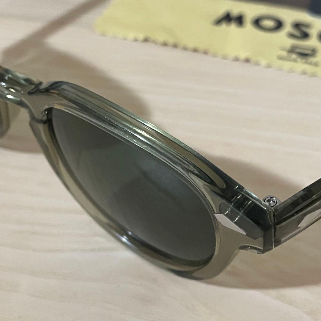 【美品】 MOSCOT LEMTOSH 46 オリーブ /グリーン レンズ
