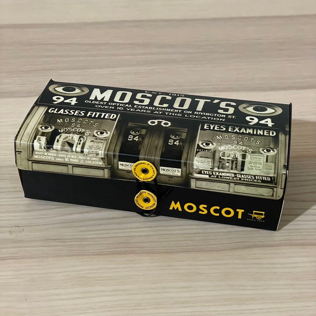 【美品】 MOSCOT LEMTOSH 46 オリーブ /グリーン レンズ