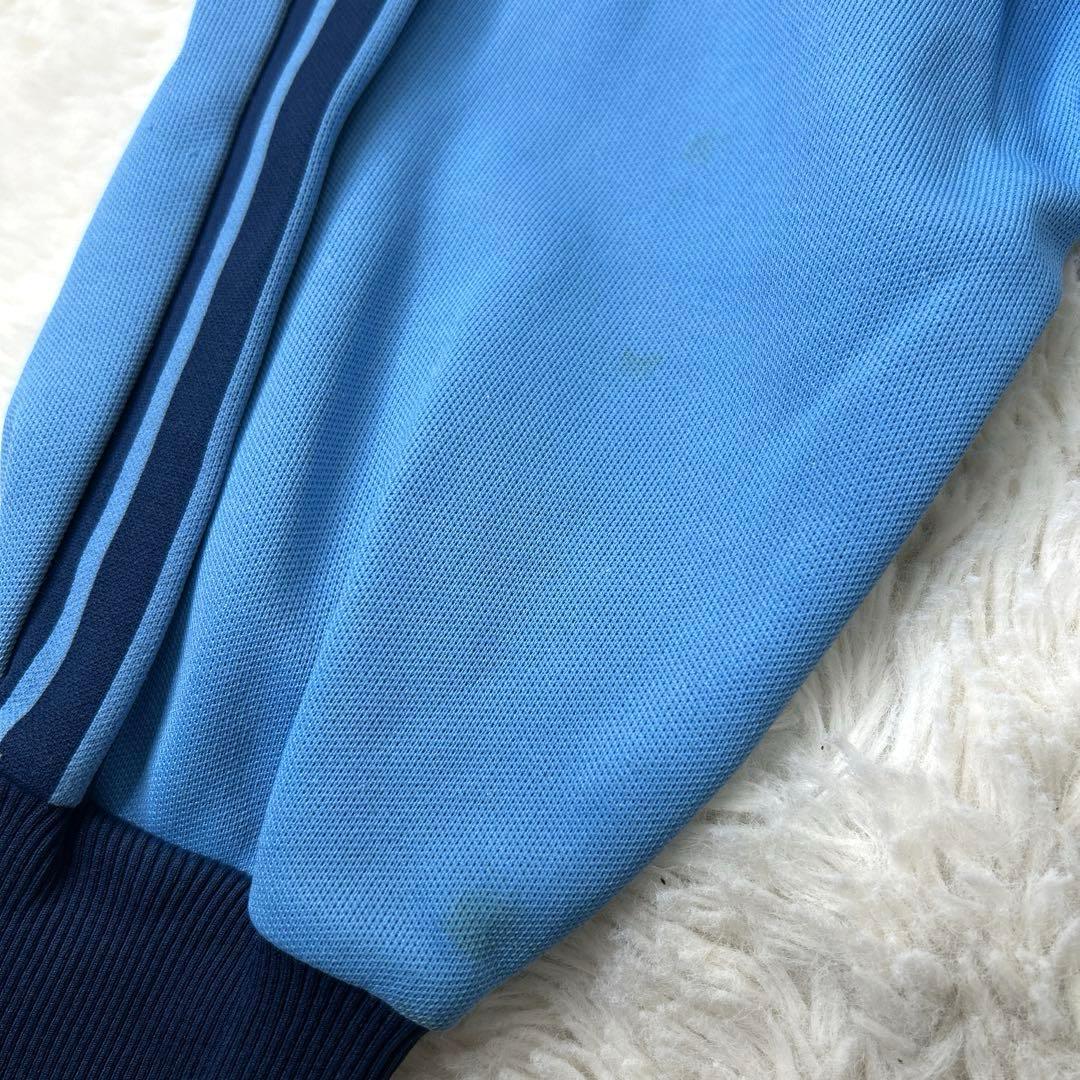adidas /アディダス 70s 西ドイツ デサント ジャージ6 水色