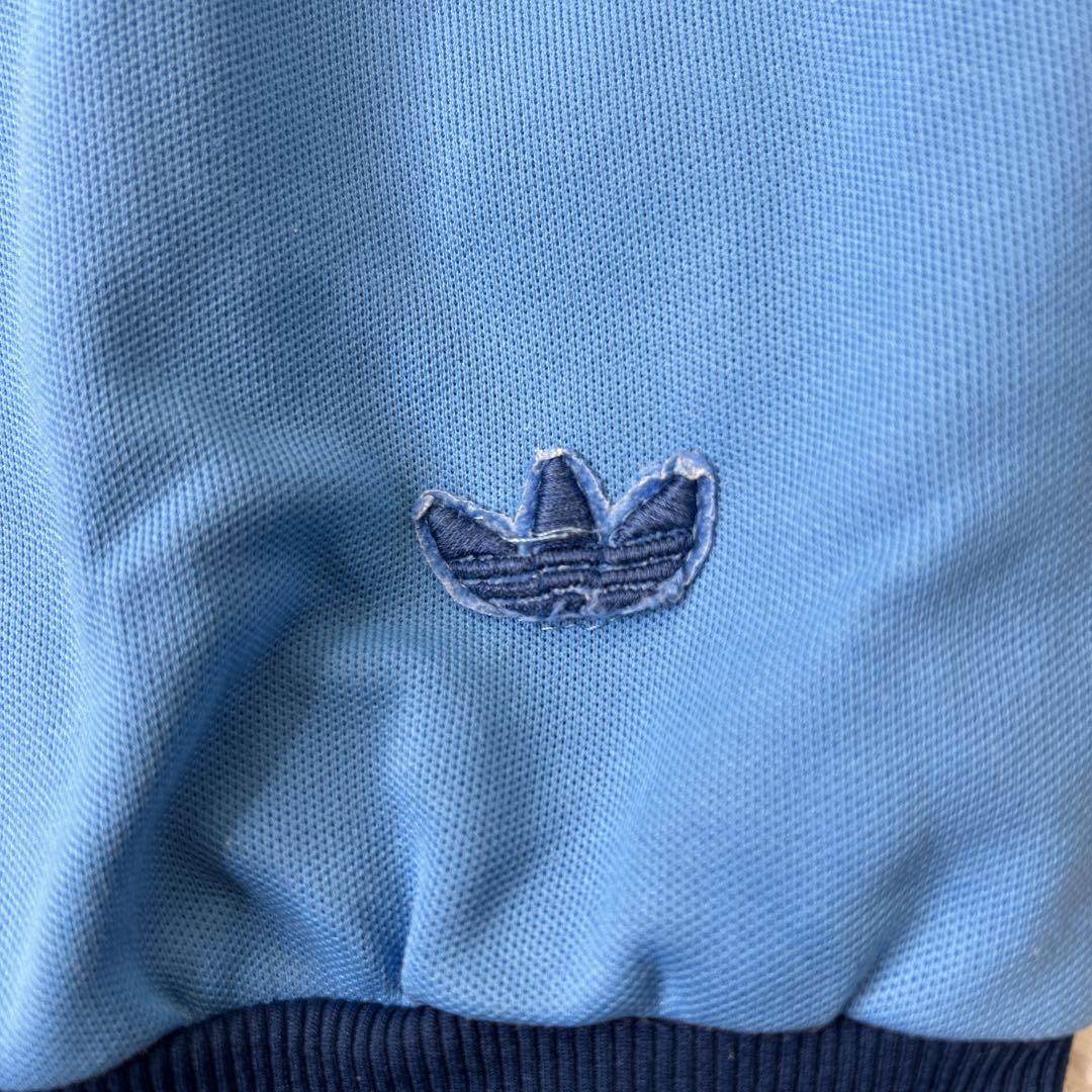 adidas /アディダス 70s 西ドイツ デサント ジャージ6 水色