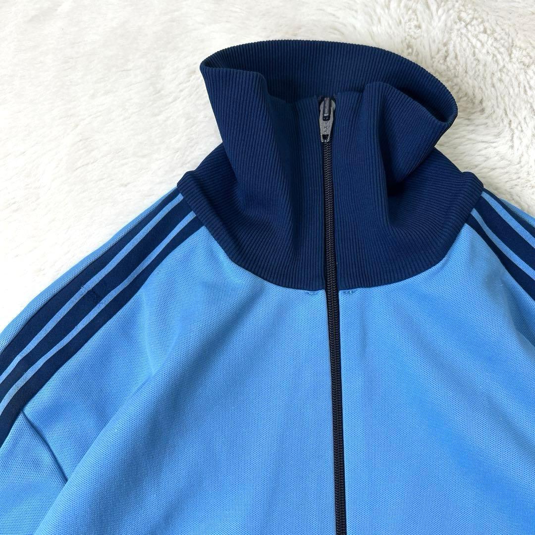 adidas /アディダス 70s 西ドイツ デサント ジャージ6 水色