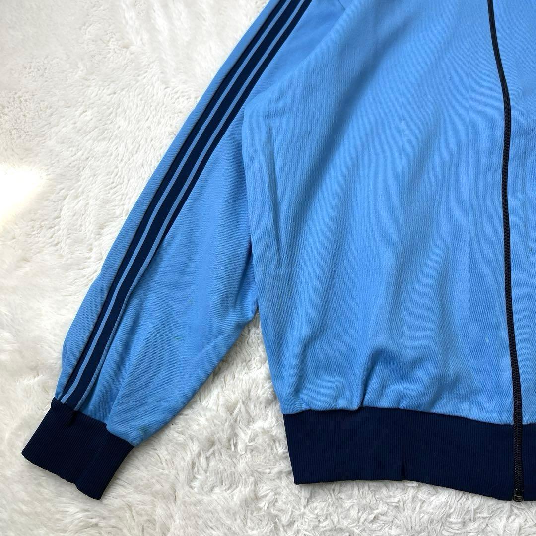 adidas /アディダス 70s 西ドイツ デサント ジャージ6 水色