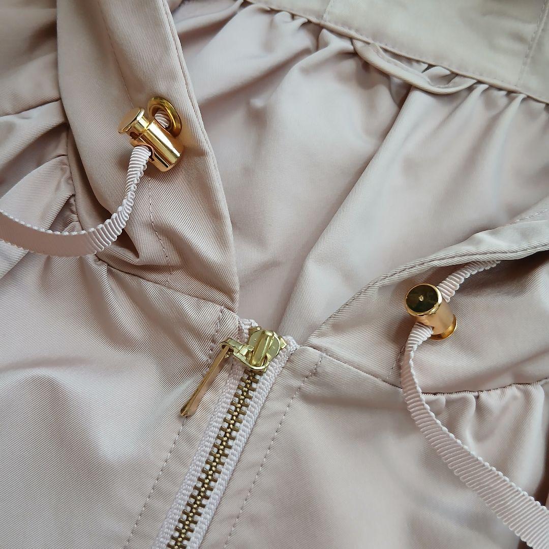 【美品】【ANAYI】ドロスト　パーカー　フードブルゾンジャケット　ピンク