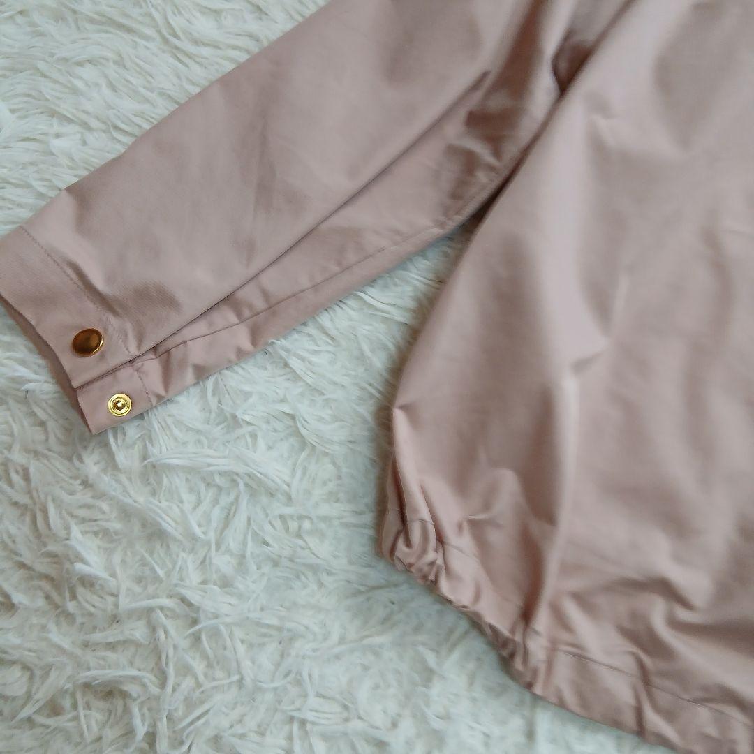 【美品】【ANAYI】ドロスト　パーカー　フードブルゾンジャケット　ピンク