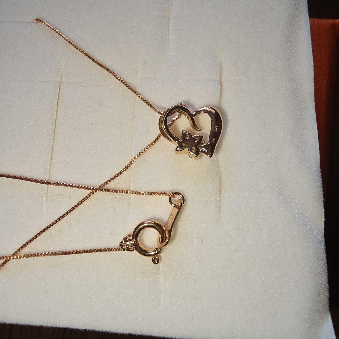 ダイヤモンドジュエリー ピンクゴールド ハートモチーフ