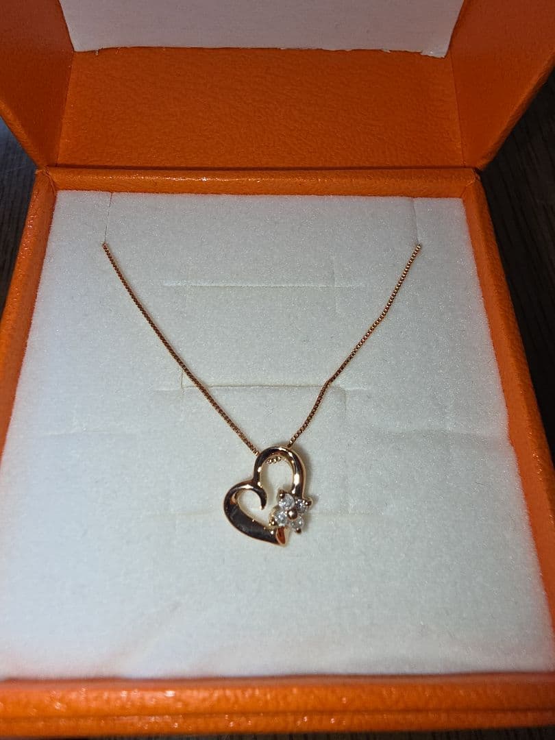 ダイヤモンドジュエリー ピンクゴールド ハートモチーフ