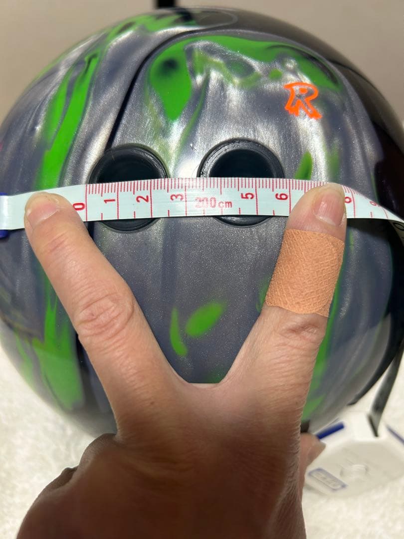 ZIG-ZAG ボウリングボール 14LB ブラック/シルバー/ライム