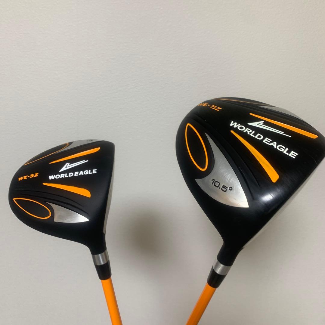 WORLD EAGLE WE-5Z ドライバー 10.5°と3番ウッド