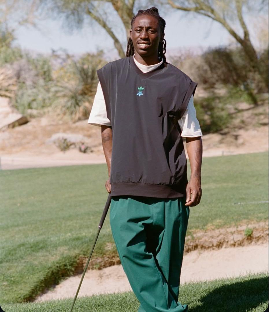 アディダス ゴルフ ローリング リンクス 88 チノ パンツ 緑 ウェア