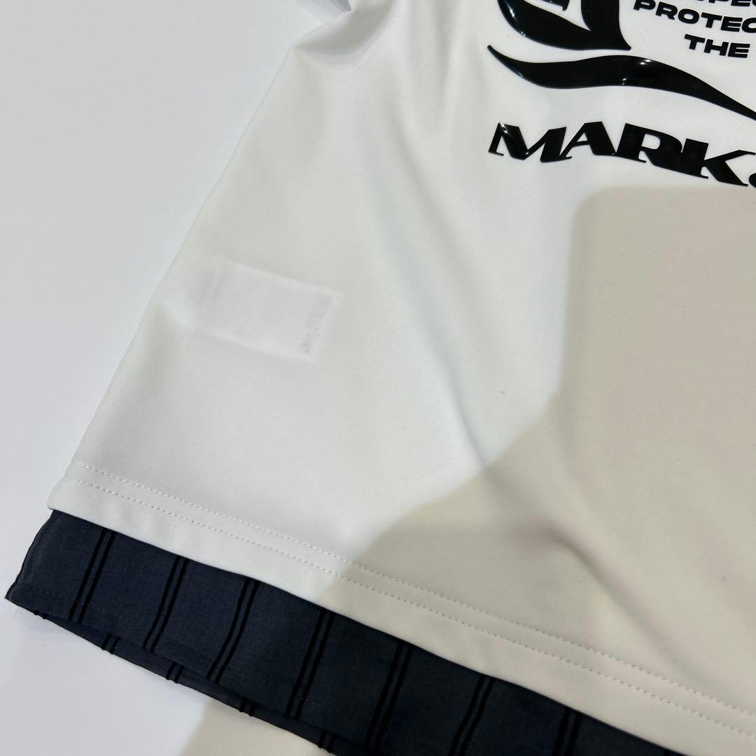 新品❤️マークアンドロナホワイト/ネイビー ポロシャツ レディース