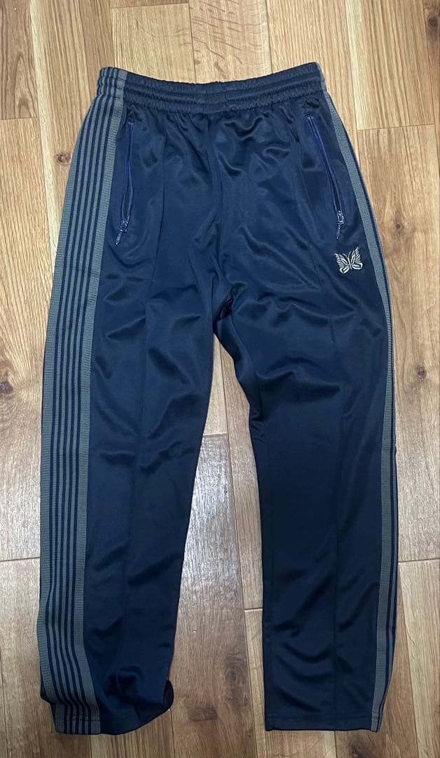 NEEDLES TRACK PANTS ネイビー グレー