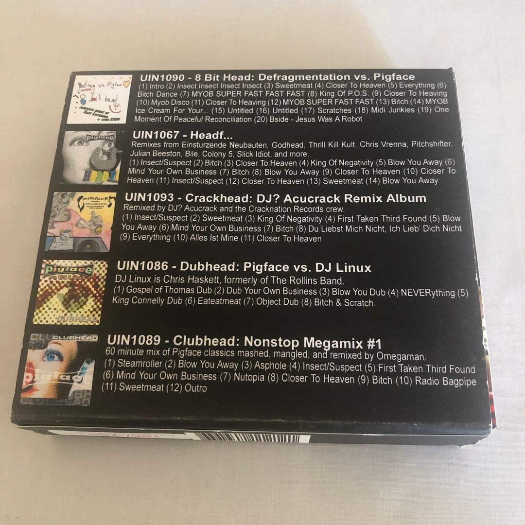 洋楽 pigface/the head remixes boxed set