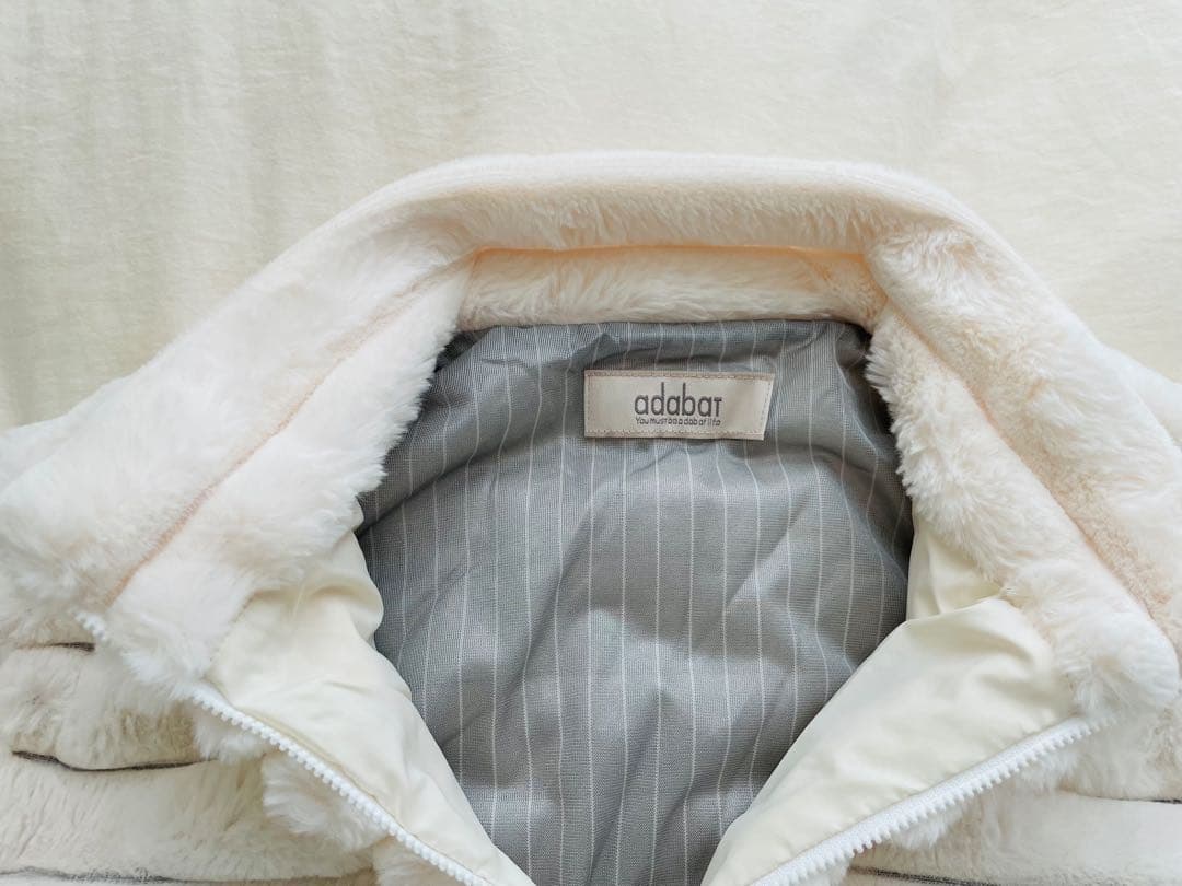 美品！アダバッドadabatのファージャケット防寒