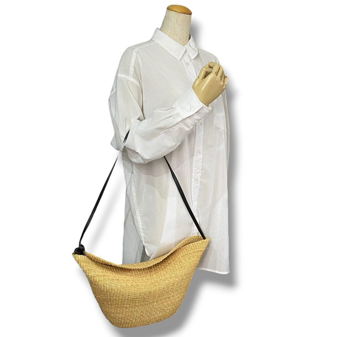 美品 INES BRESSAND かごバッグ ショルダーバッグ レザー 完売