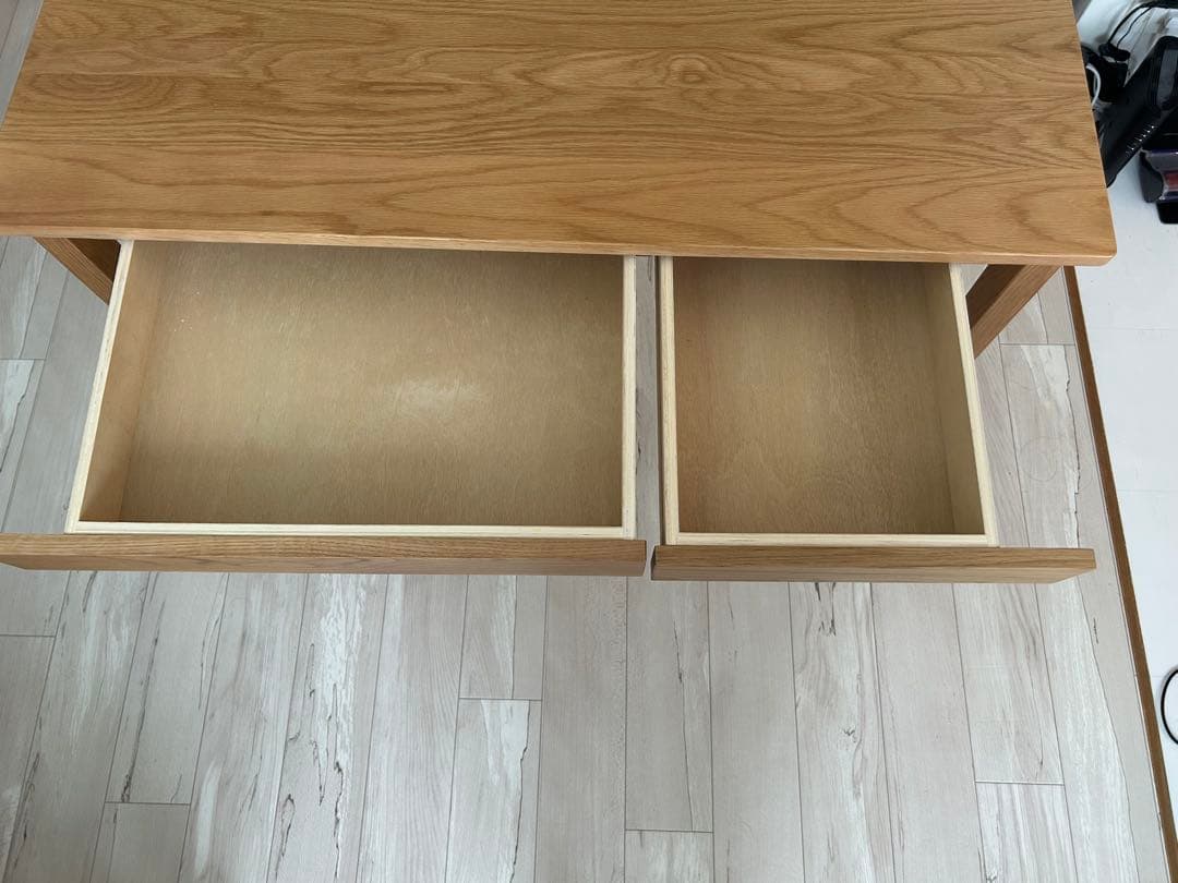 【無印良品】木製デスク（オーク材）