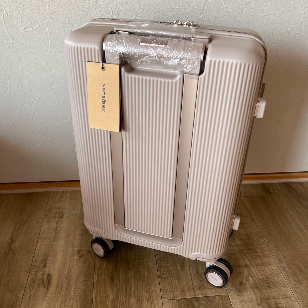 SNIDELコラボ Samsonite ベージュ キャリーケース