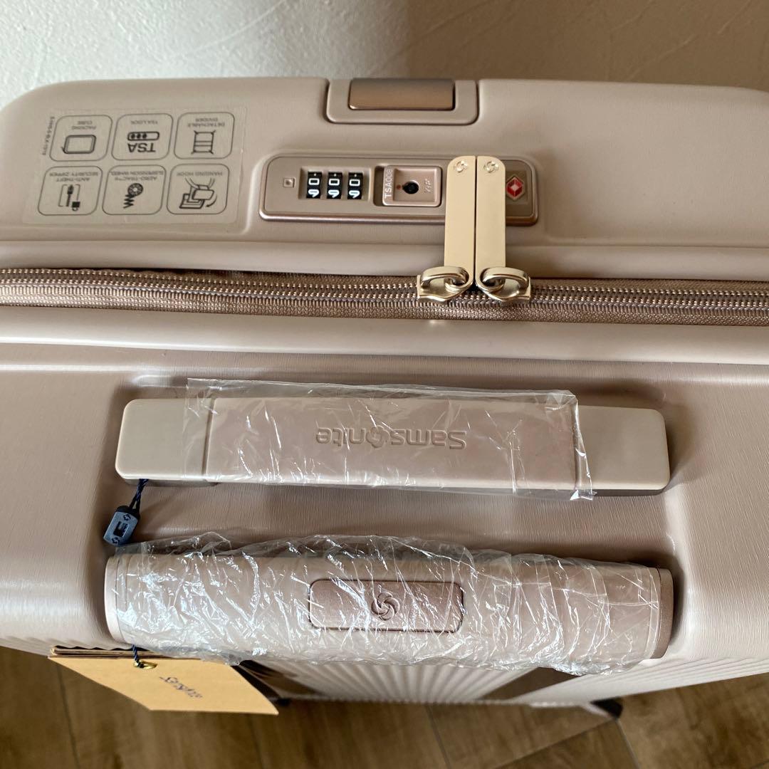 SNIDELコラボ Samsonite ベージュ キャリーケース