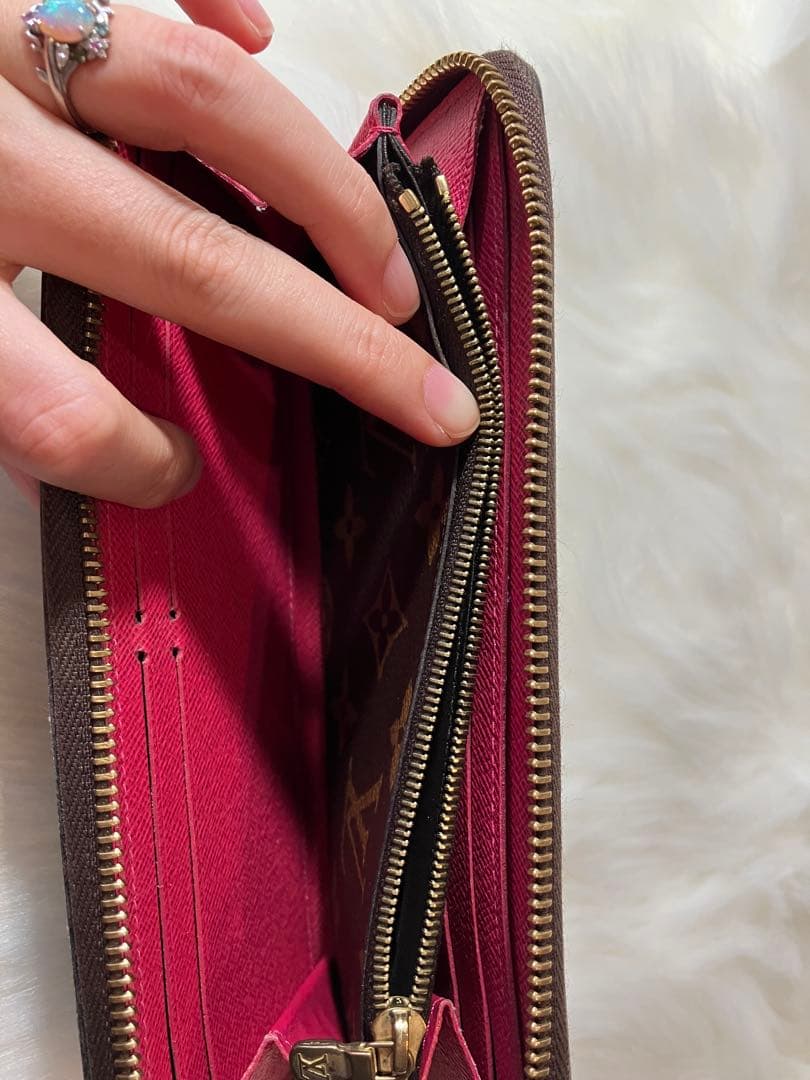Xmasプレゼントに◎Louis Vuitton モノグラム 長財布ピンク内装⭐︎