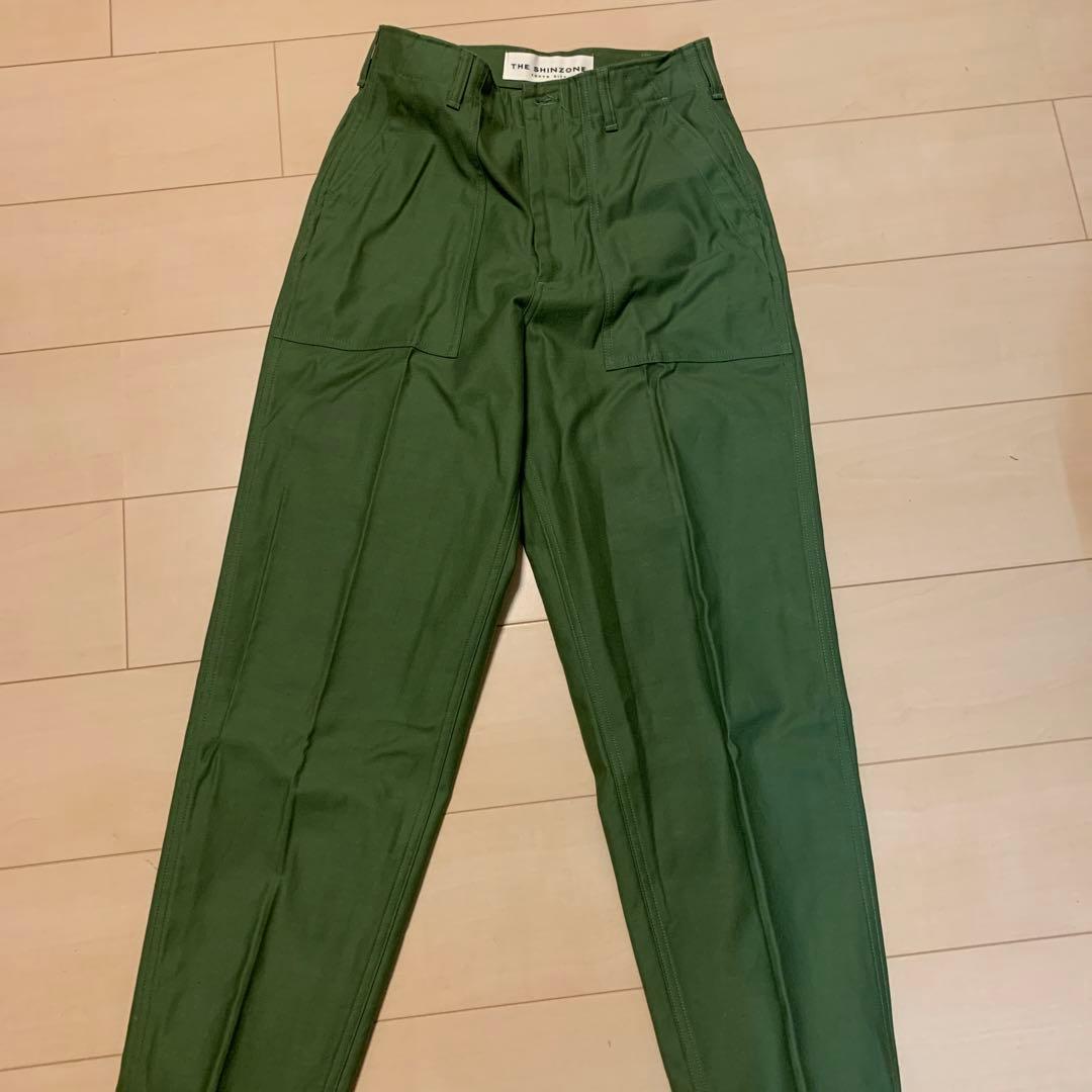 THE SHINZONE ワークパンツ サイズ36 グリーン　未使用品