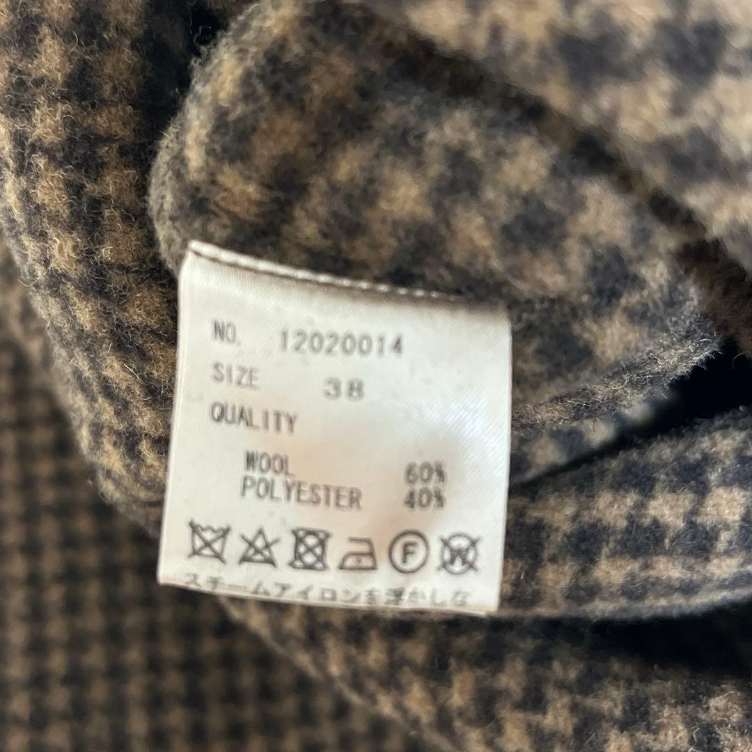 TODAYFUL オーバーチェックコート 38