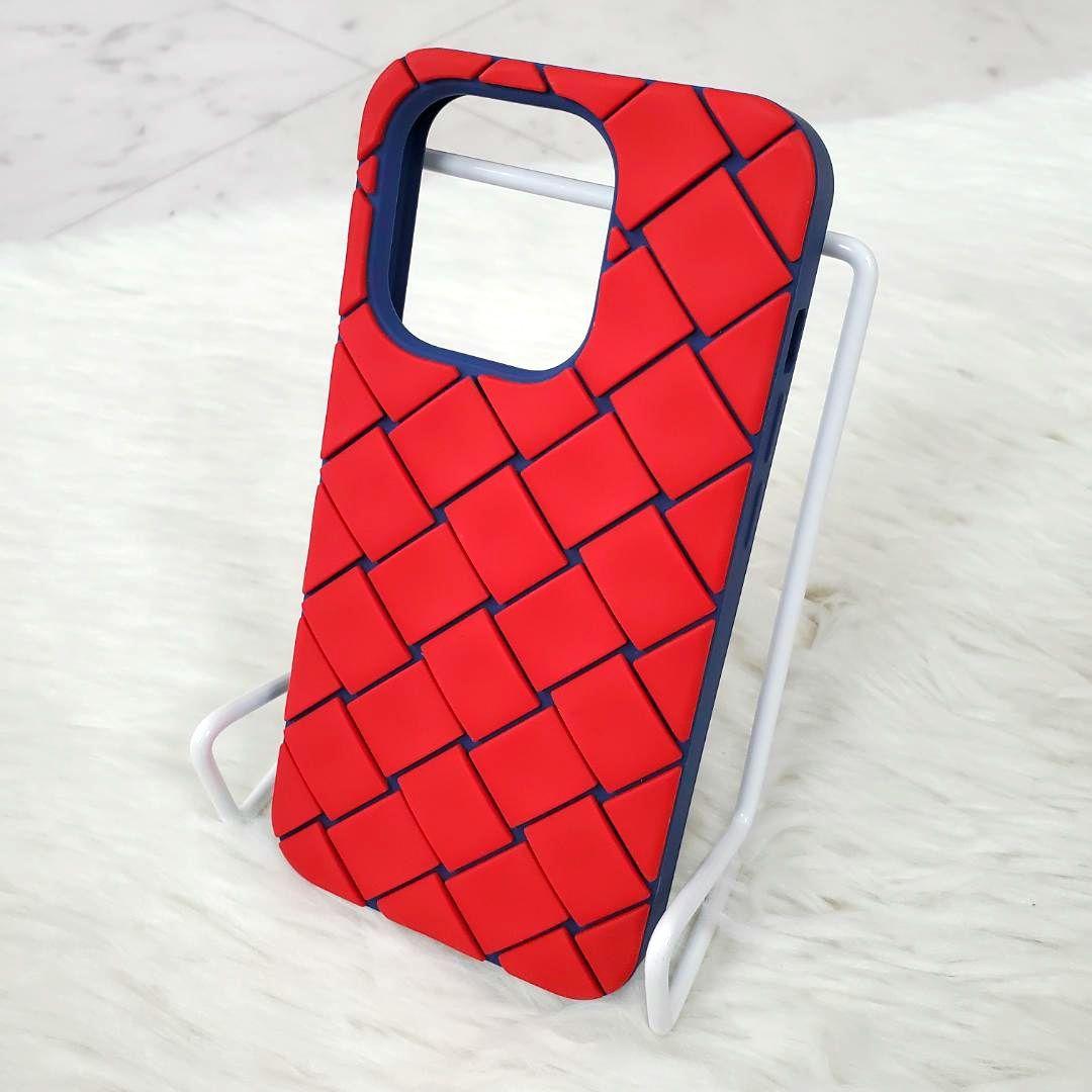 美品 ボッテガヴェネタ iPhoneケース イントレチャート 14Pro 希少