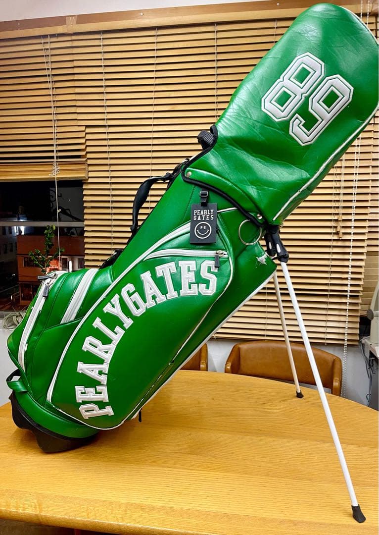 パーリーゲイツ  キャディバッグ■人気のグリーン  Pearly Gates■