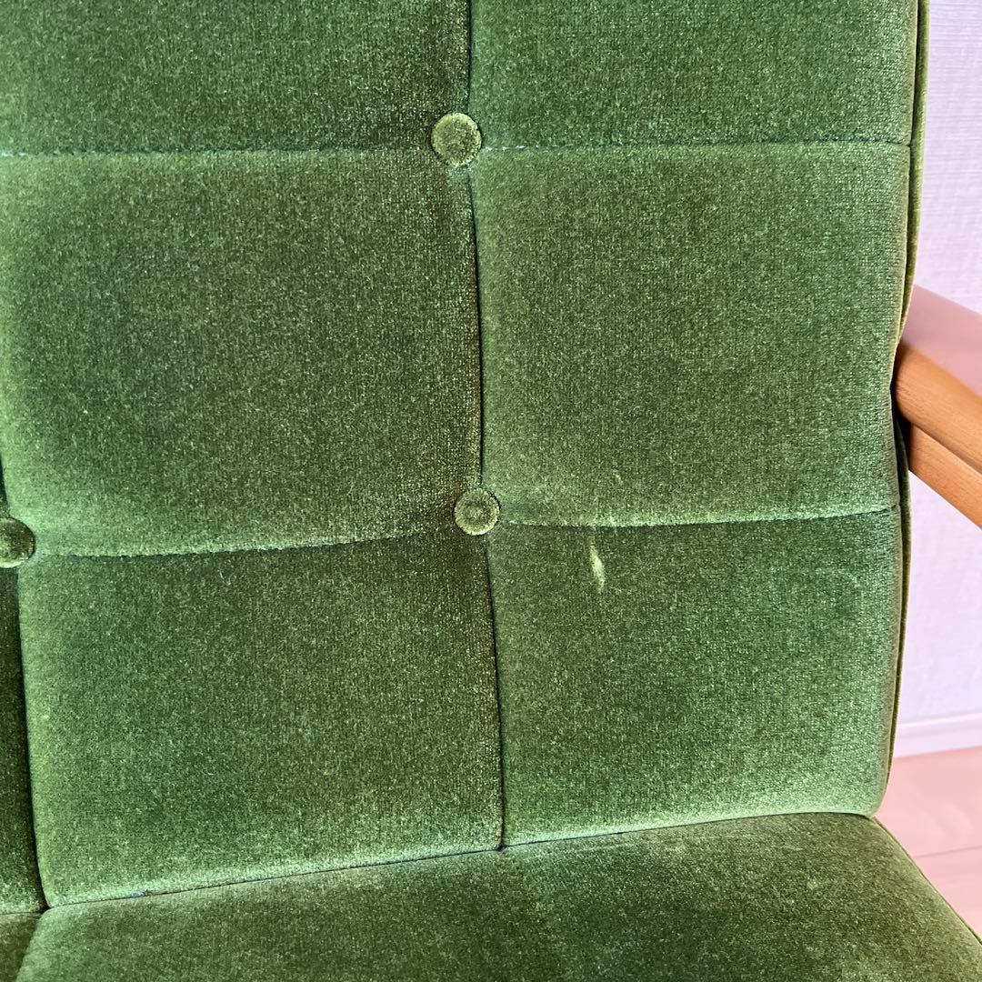 M*c様 【美品・送料込】カリモク60 Kチェア 2シーター モケットグリーン