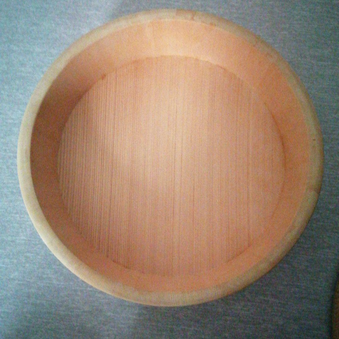 〈桶栄〉おひつ(寿司桶、飯台)　半割蓋つき