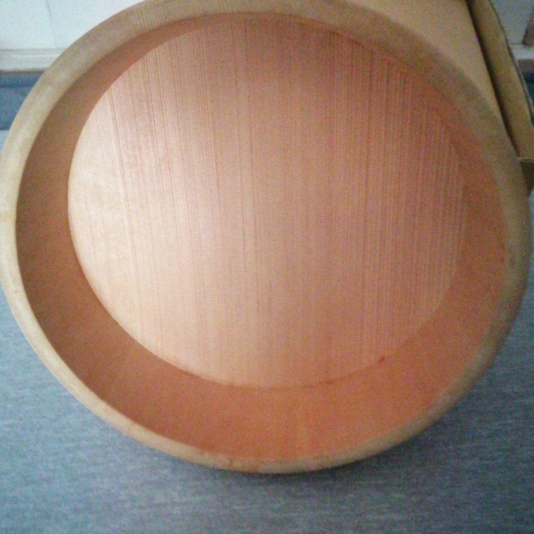 〈桶栄〉おひつ(寿司桶、飯台)　半割蓋つき