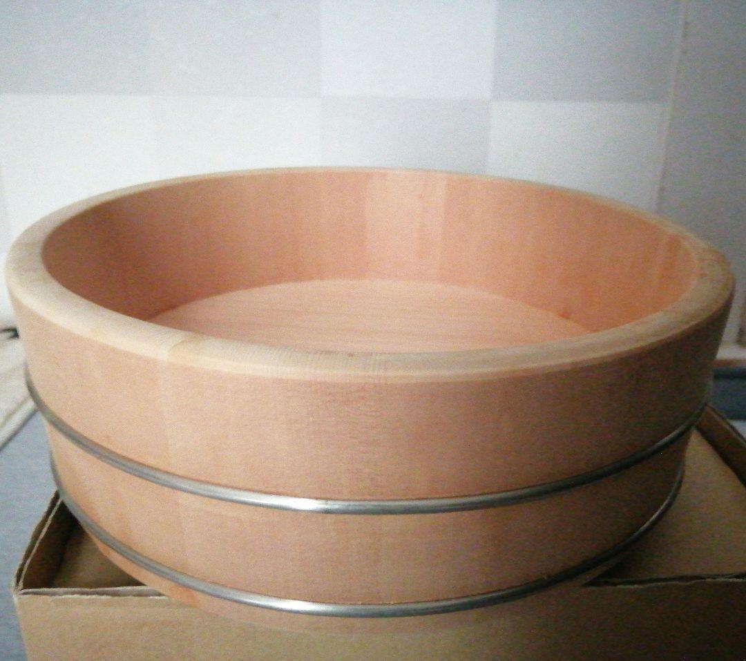 〈桶栄〉おひつ(寿司桶、飯台)　半割蓋つき