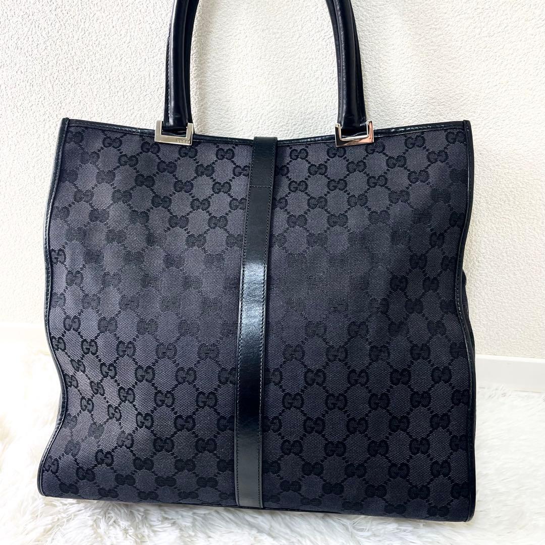 グッチ　GUCCI トートバッグ　キャンバス　002 1064 ジャッキー　黒