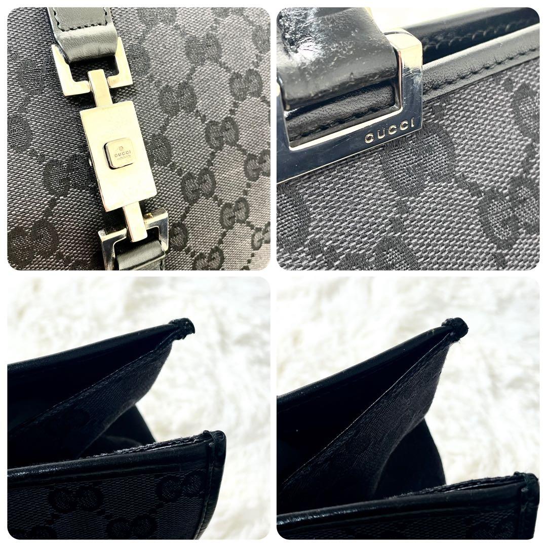 グッチ　GUCCI トートバッグ　キャンバス　002 1064 ジャッキー　黒