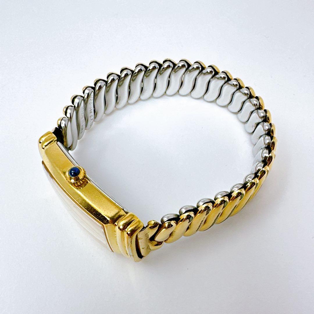 新品電池 稼働 ハミルトン 腕時計 ゴールド 6248 スモセコ 純正ベルト