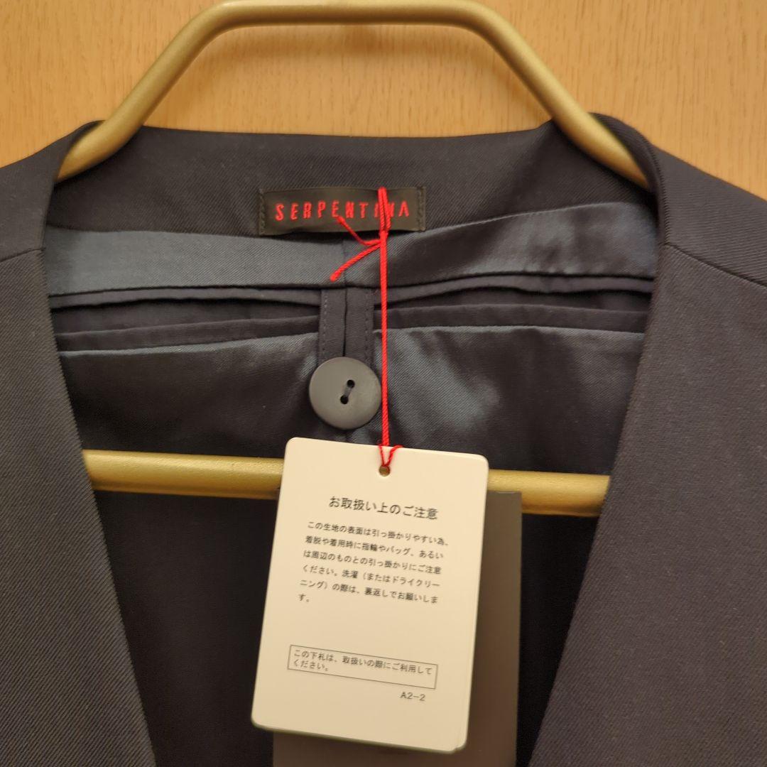 SERPENTINA ノーカラージャケット　元鈴木さん