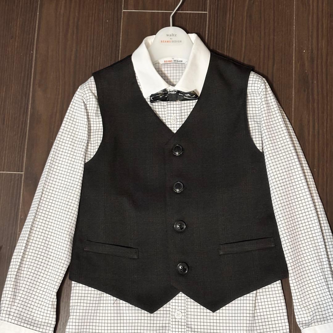 130・ベスト付き✴︎Waltz by BEAMS DESIGN　フォーマルスーツ