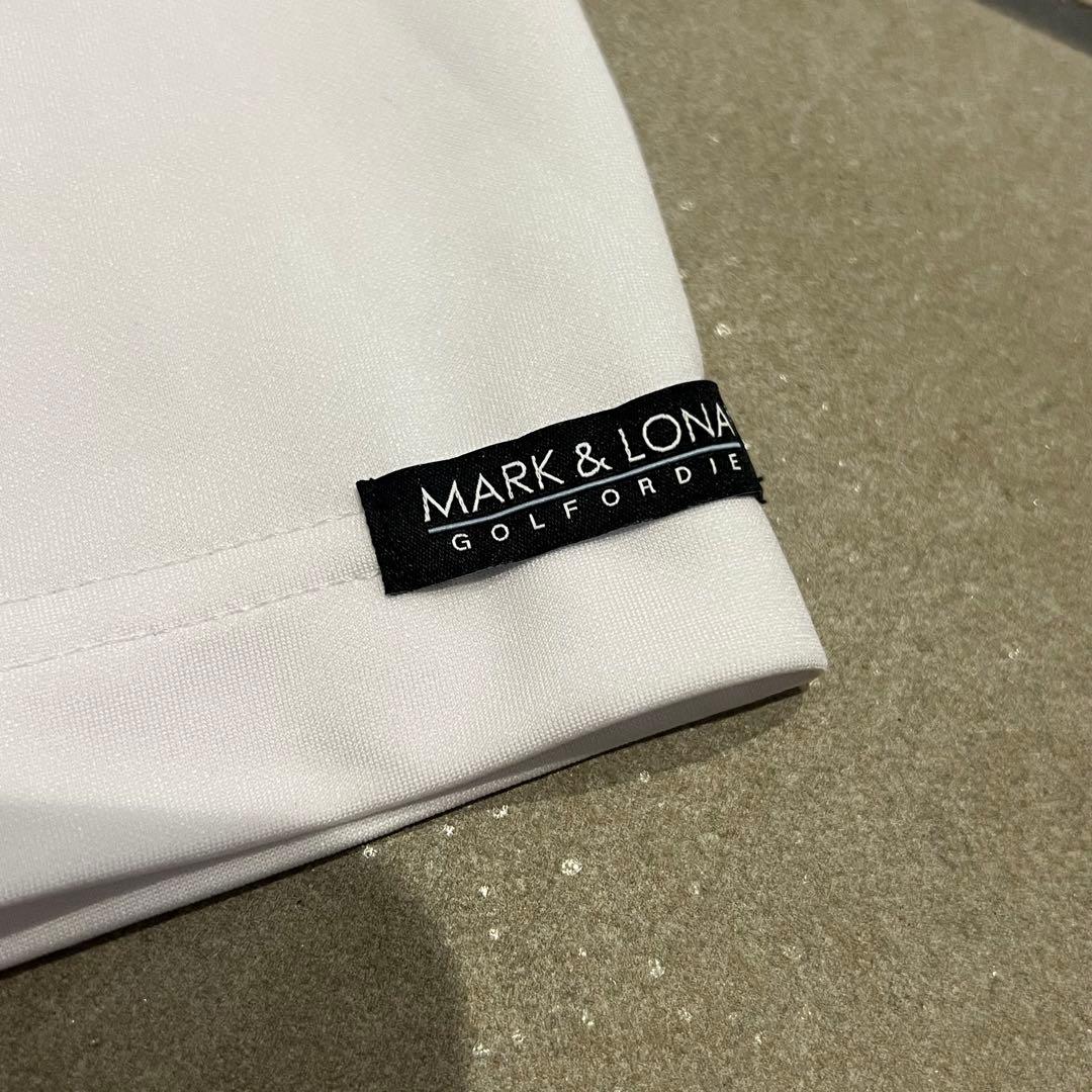 MARK&LONA マークアンドロナ　モックネック　半袖シャツ　ロゴ　XL 50