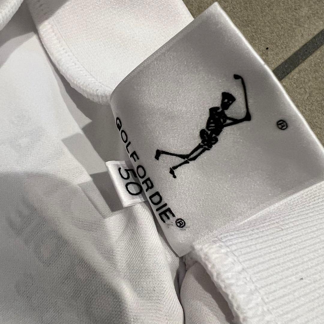 MARK&LONA マークアンドロナ　モックネック　半袖シャツ　ロゴ　XL 50