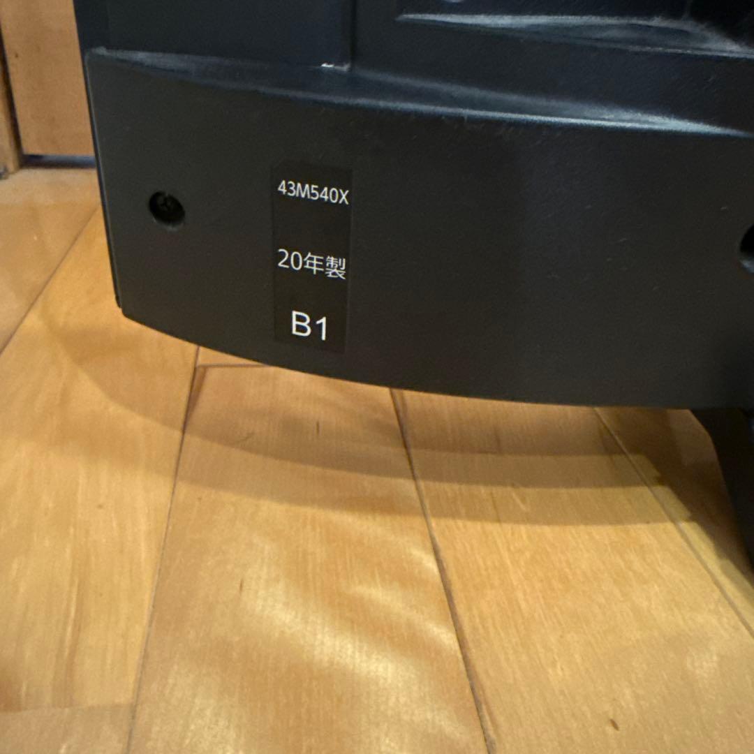 東芝 レグザ 43インチ 4K液晶テレビ 43M540X