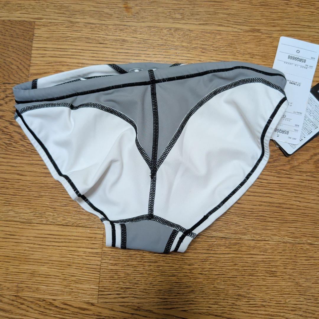 Mizuno 競泳水着 グレー/ホワイト