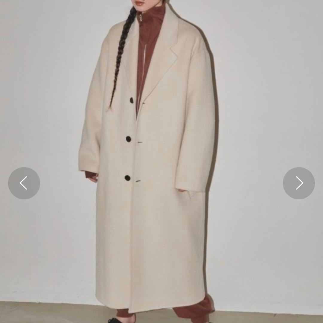 新品 TODAYFUL ウールオーバーコート ブラック38