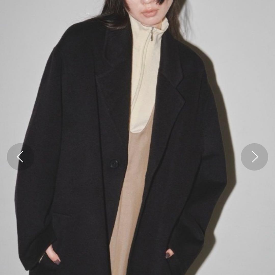 新品 TODAYFUL ウールオーバーコート ブラック38