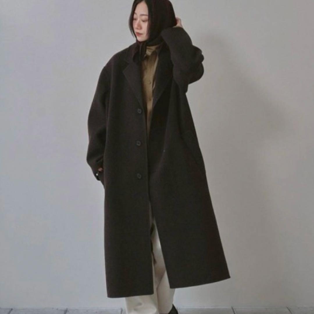 新品 TODAYFUL ウールオーバーコート ブラック38